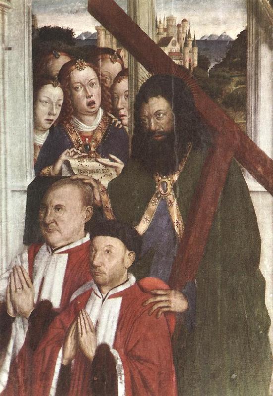 DALMAU, Lluis Altarpiece of the Councillors (detail) fg Spain oil painting art